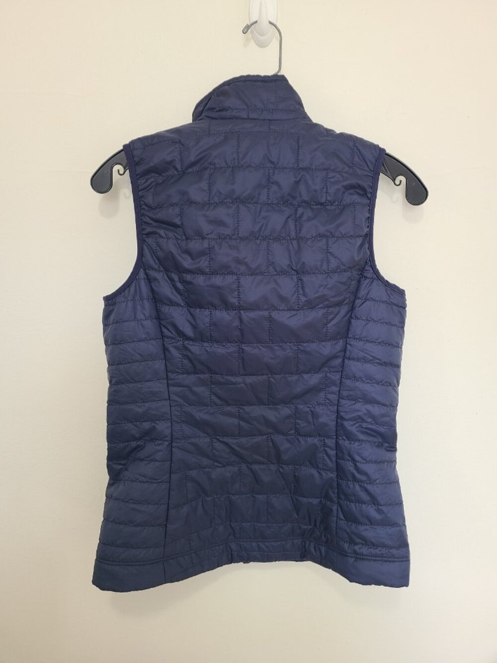 Patagonia Womens Nano Puff Vest Quilted Full Zip Insulated size XS Navy Blue - Picture 2 of 7